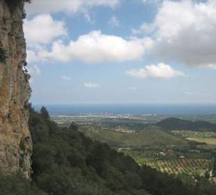 Castell de Santueri - Ausblick
