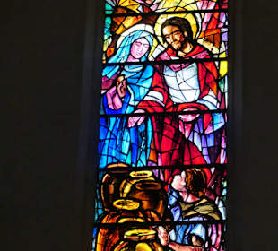 Fenster der Església de Santa María de Sineu