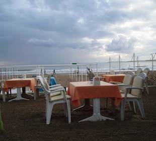 Stimmungsvoller Ausblick aufs Meer