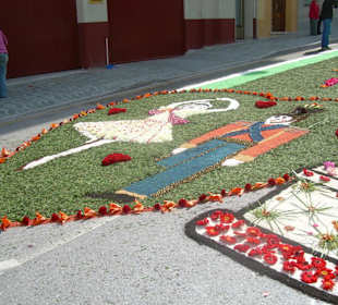 Alfombras florales Burela