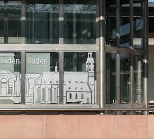 Beim Bahnhof Baden-Baden im Stadtteil Oos