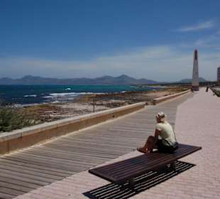 Die Promenade in Richtung Ortsende