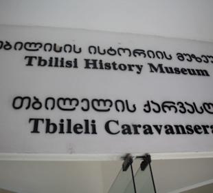 Karawanserei - Hinweisschild