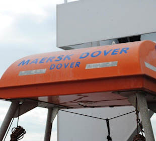 Auf der Maresk Dover nach Dünkirchen