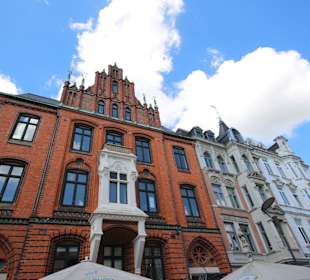 Geschäftsstraße Holm