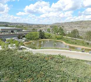 Blick vom Aussichtspunkt vor dem Museum