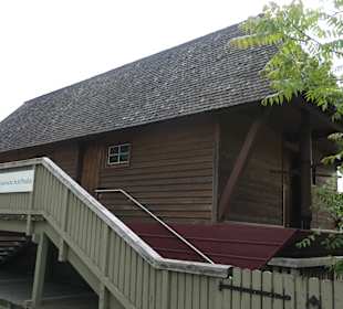 Nachbau einer historischen Schiffsmühle