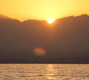 Die Sonne geht unter !