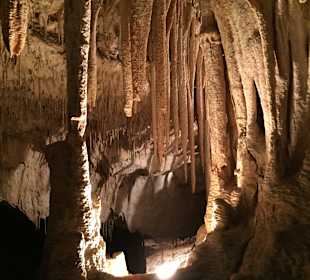 Tropfsteinhöhle – leider tropft es sehr wenig ):