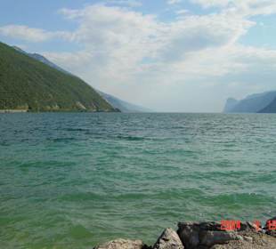 Sicht nach Süden auf den Gardasee