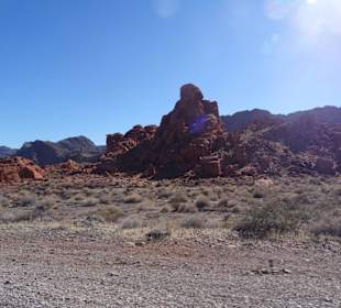 Im Valley of Fire unterwegs