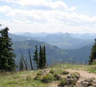 Auf dem Alpspitzgipfel