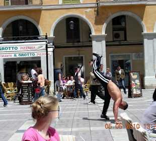 Artisten auf dem Plaza