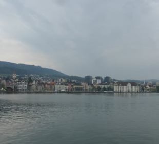 Blick vom Linienschiff auf Rorschach
