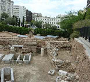 Platz im antiken Athen
