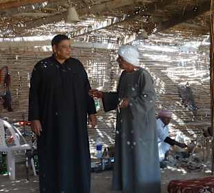 Stammesältester und sein Sohn