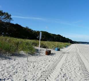 Strand außerhalb der Saison