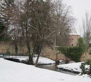 Altstadt Wissembourg im Winter