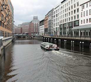 Fleet zur Binnenalster und Jungfernstieg
