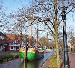 Spaziergang durch das Zentrum von Papenburg