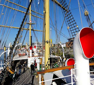 Impressionen vom Deck des Schulschiffes