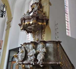 Die Kanzel der Pfarrkirche