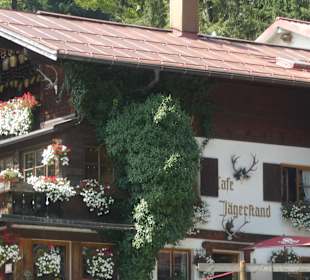 Kaffeepause im Trettachtal beim Café Jägerstand