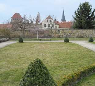 Blick vom Baraockgarten n. Freinsheim