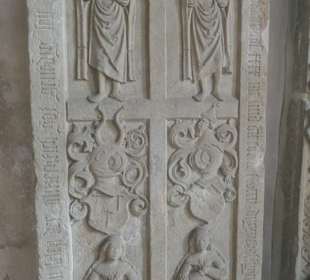 Beim Heiligen Grab in der Pfarrkirche von Eltmann