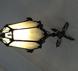 Antike Beleuchtung im Schloss