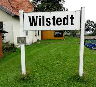 Der Bahnhof Wilstedt als Start der Bahn