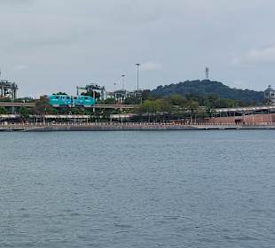 Blick auf Sentosa Island