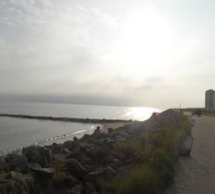 Purer Sonnenschein über die Nordsee