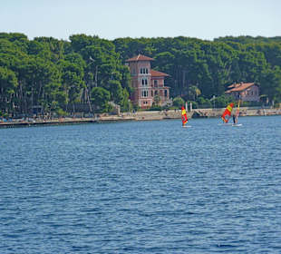 Strand vom Wasser aus