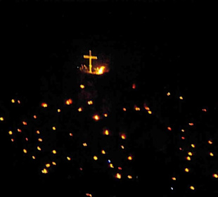 Hier dann die großen Kreuze