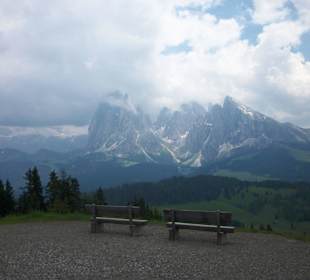 Hoch oben über St. Ulrich