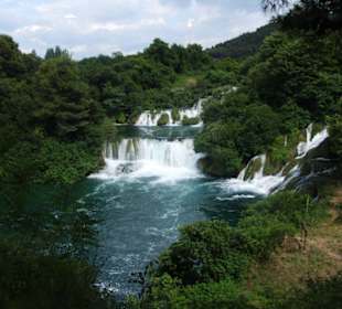 Wodospady w parku narodowym krka