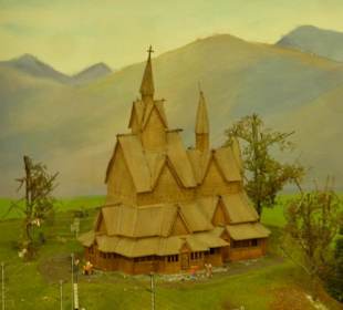 Skandinavien - Stabkirche Borgund