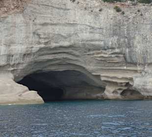 Vom Boot aufgenommen