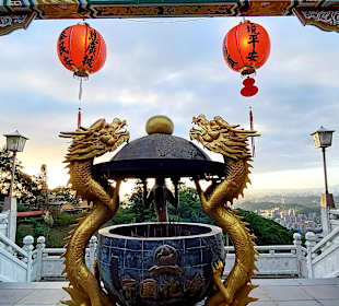 Maokong Gondel -  Rund um Tempel Station