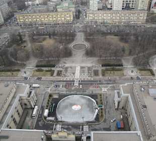 Widok z tarasu PKiN