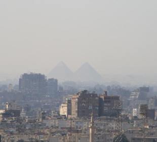 Blick auf die Pyramiden
