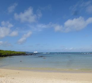 Kleine geschützte Bucht zum baden
