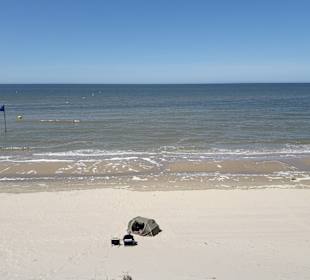 Strand bei Flut