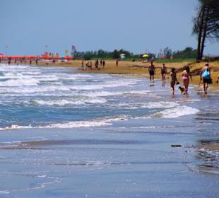 Strand in Bibione Juni 2012