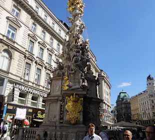 Blick auf die Pestsäule