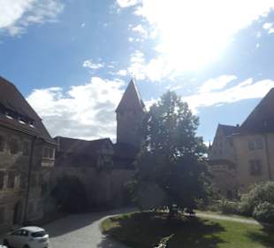 Bei der Besichtigung der Veste Coburg