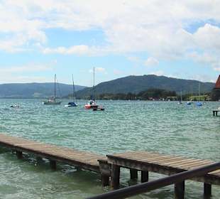 Blick auf Attersee