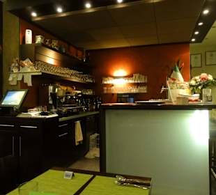 Blick auf die Theke des Restaurant Gargano