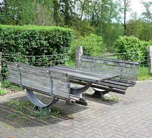 Pausen- und Picknickplatz am Rundweg